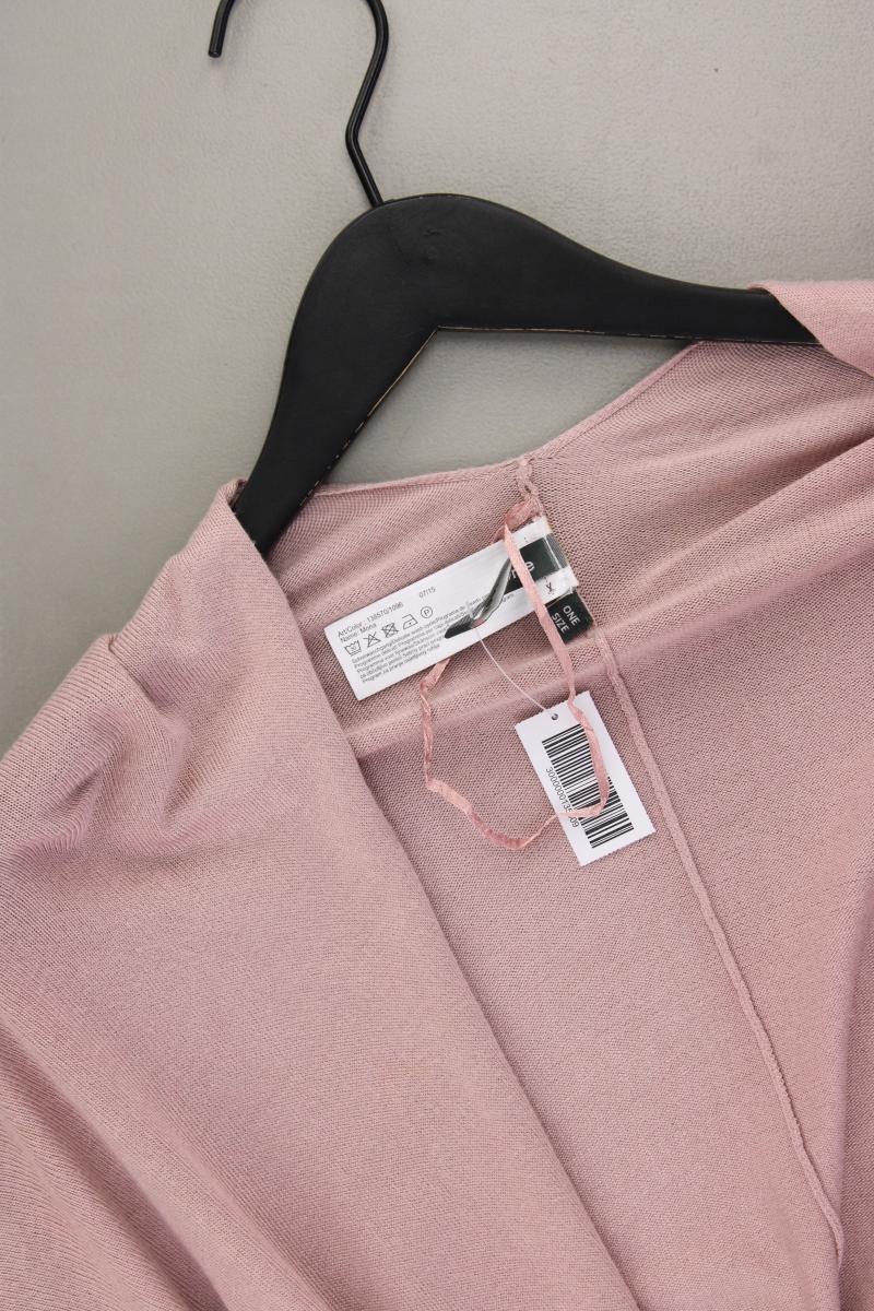 Street One Poncho Gr. OneSize Weite Ärmel rosa aus Viskose
