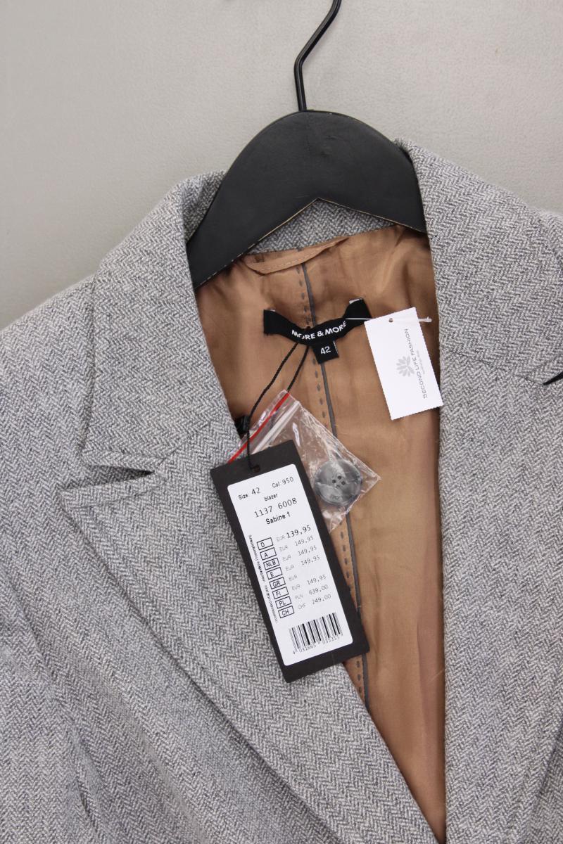 Marc O'Polo Classic Blazer Gr. 42 neu mit Etikett grau aus Polyester
