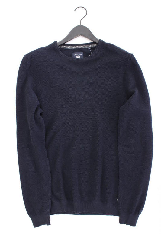 Lerros Feinstrickpullover für Herren Gr. L blau aus Baumwolle