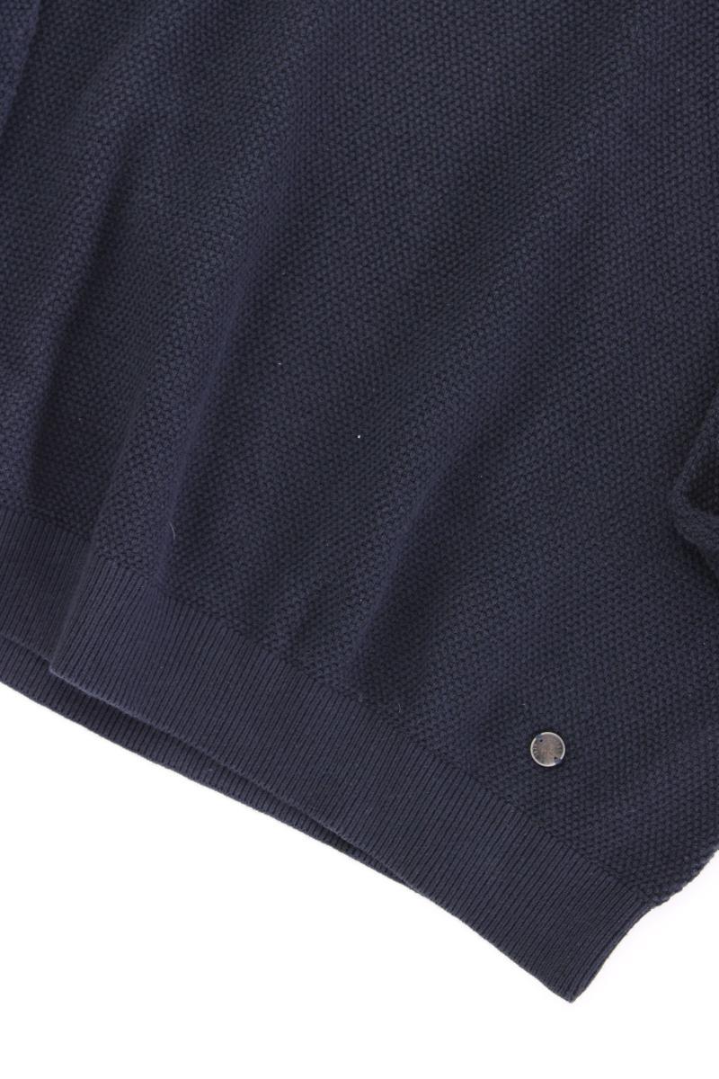 Lerros Feinstrickpullover für Herren Gr. L blau aus Baumwolle