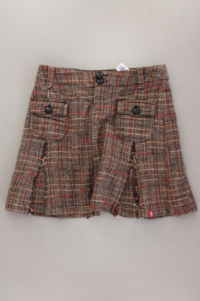 edc by Esprit Rock Gr. 34 kariert braun aus Polyester