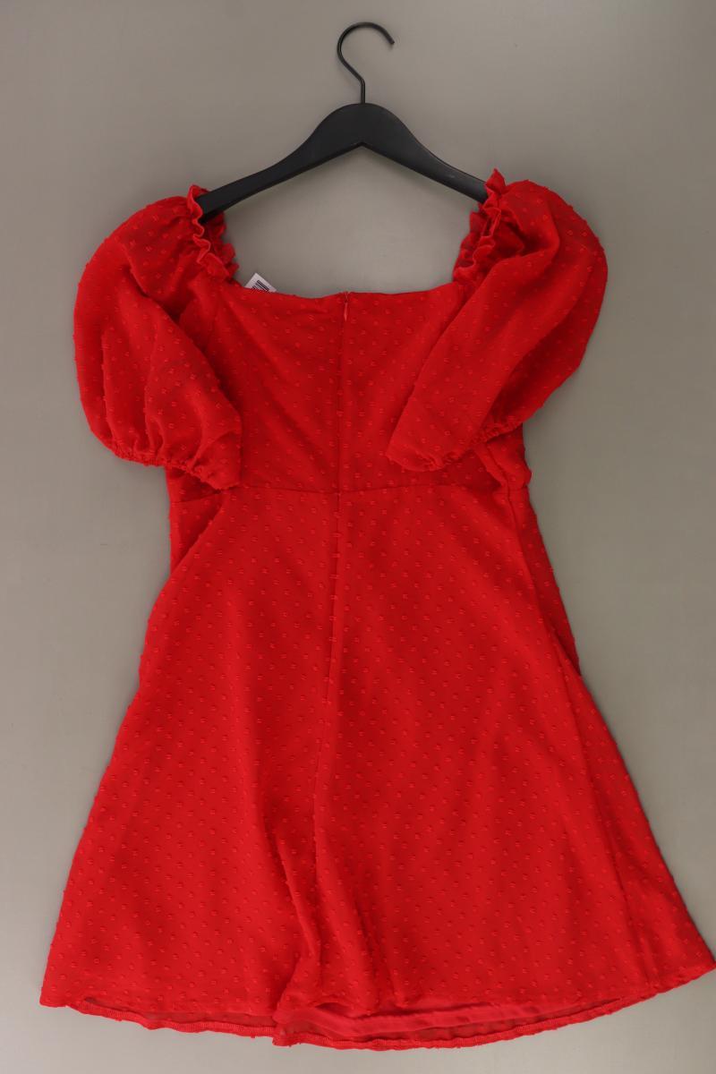 MISSGUIDED Kurzarmkleid Gr. 40 neu mit Etikett rot aus Polyester