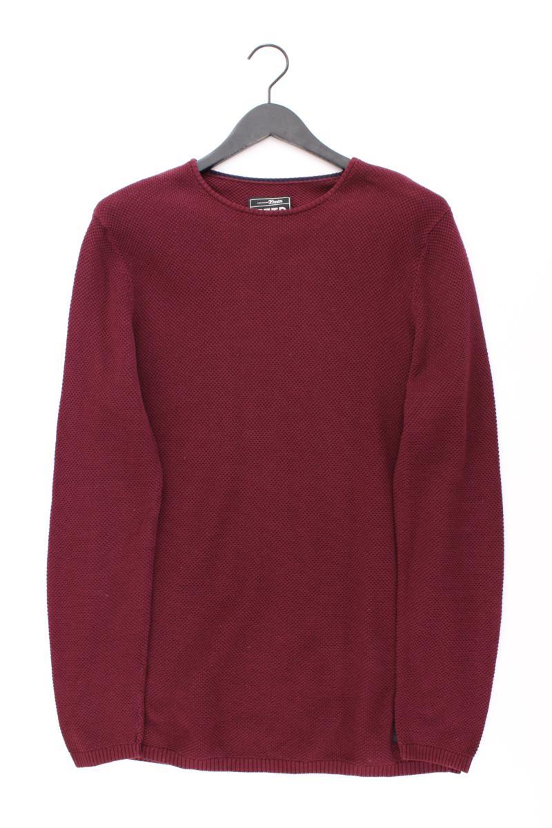 Tom Tailor (Denim) Feinstrickpullover für Herren Gr. L rot aus Baumwolle