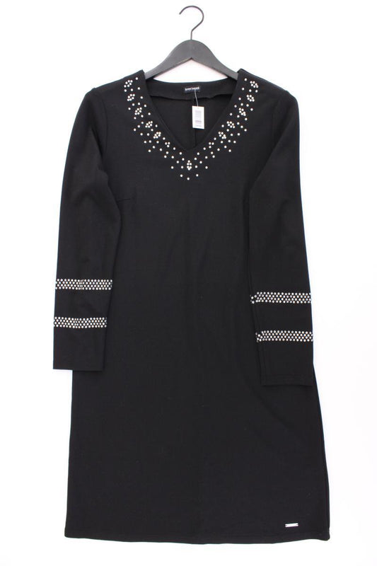 Bruno Banani Langarmkleid Gr. 42 schwarz aus Viskose