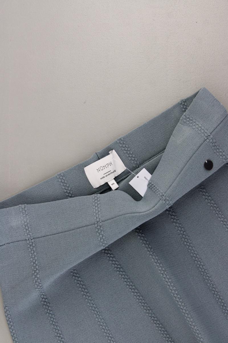Nümph Stretchrock Gr. XS blau aus Viskose