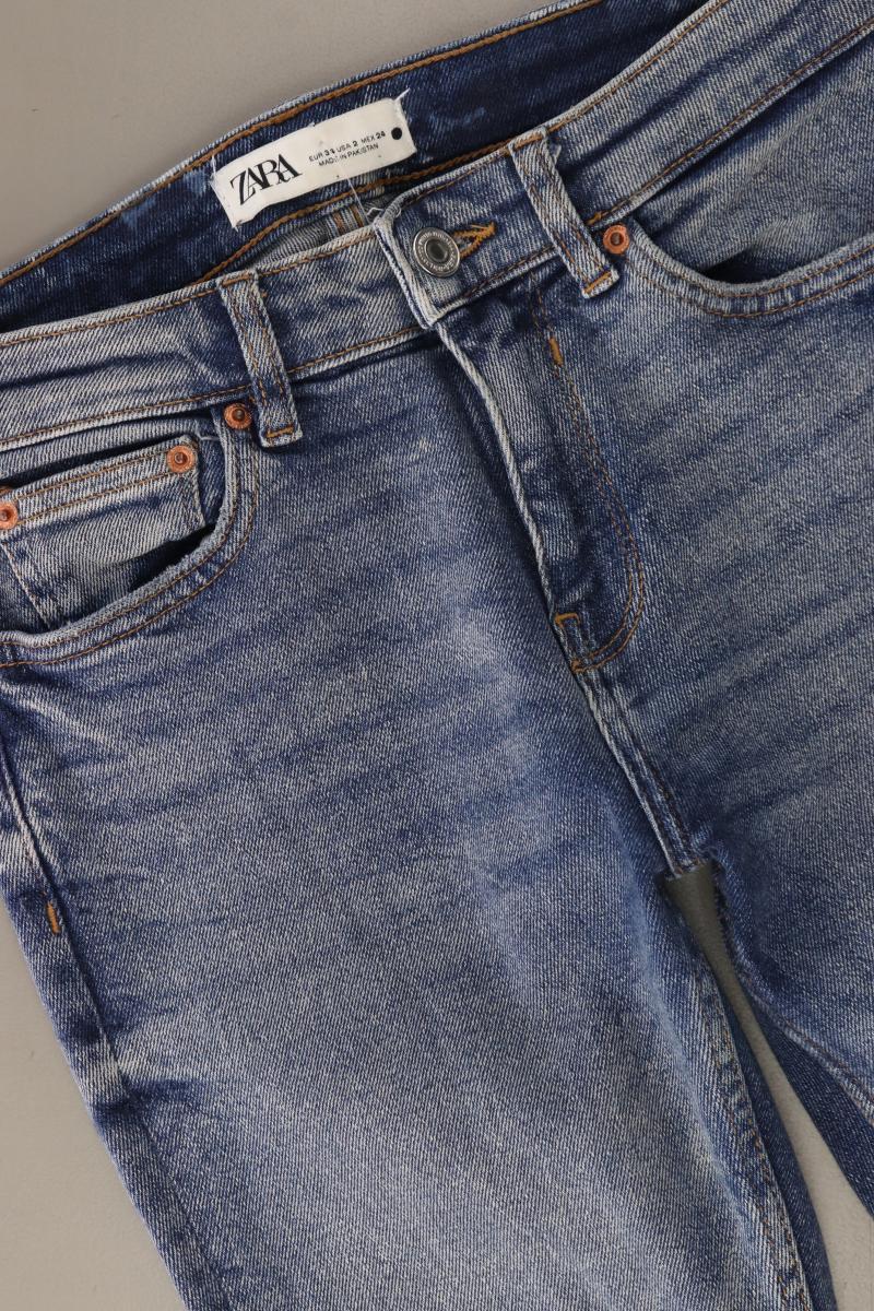 Zara Skinny Jeans Gr. 34 blau