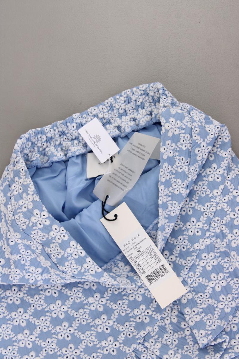 NEO NOIR Stretchrock Gr. 32 neu mit Etikett Neupreis: 69,95€! blau aus Baumwolle