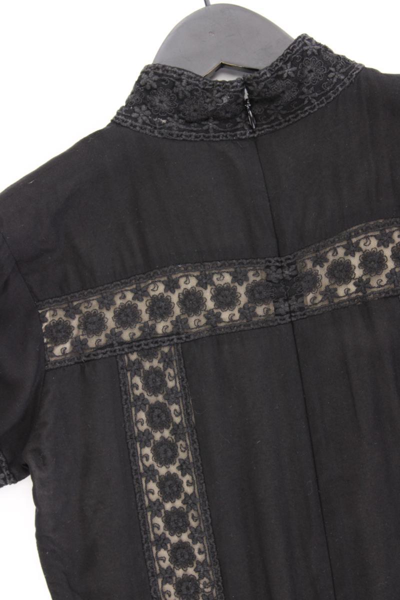 Nikkie Abendkleid Gr. 34 Kurzarm schwarz aus Viskose