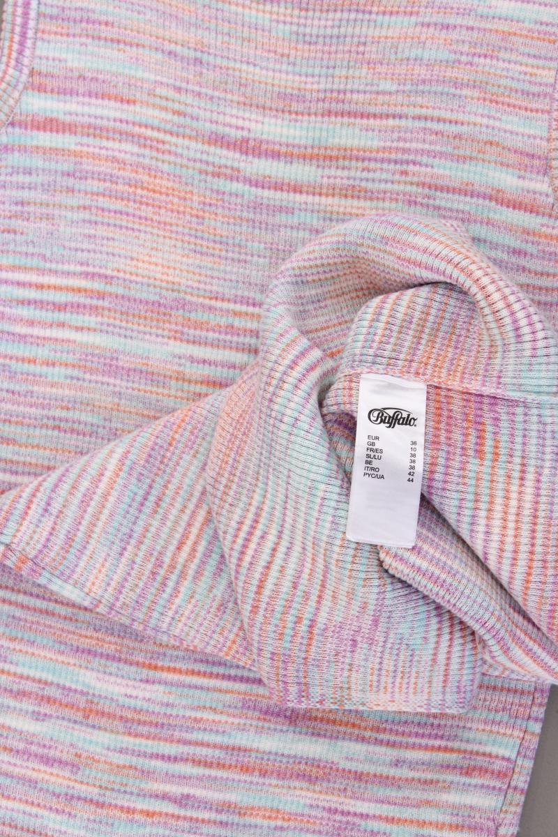Buffalo Strickkleid Gr. 36 Ärmellos mehrfarbig aus Polyester