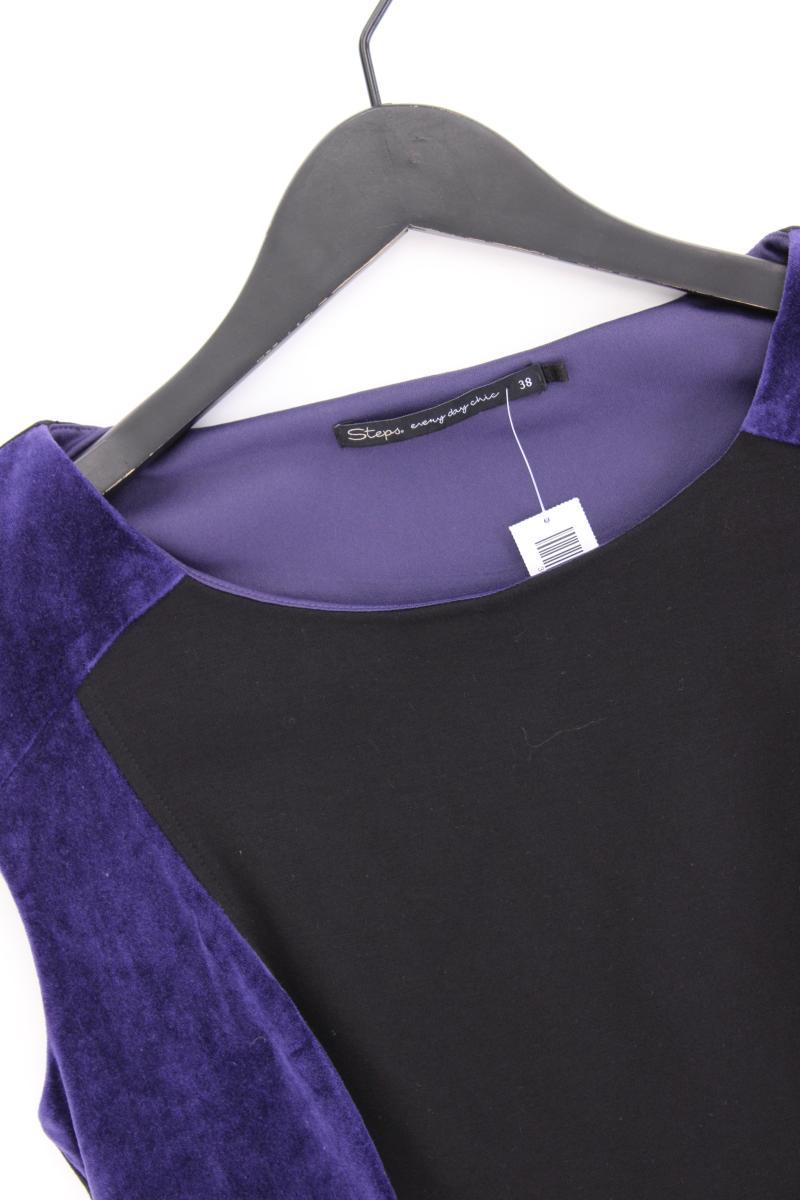 Steps Abendkleid Gr. 38 Kurzarm lila aus Viskose