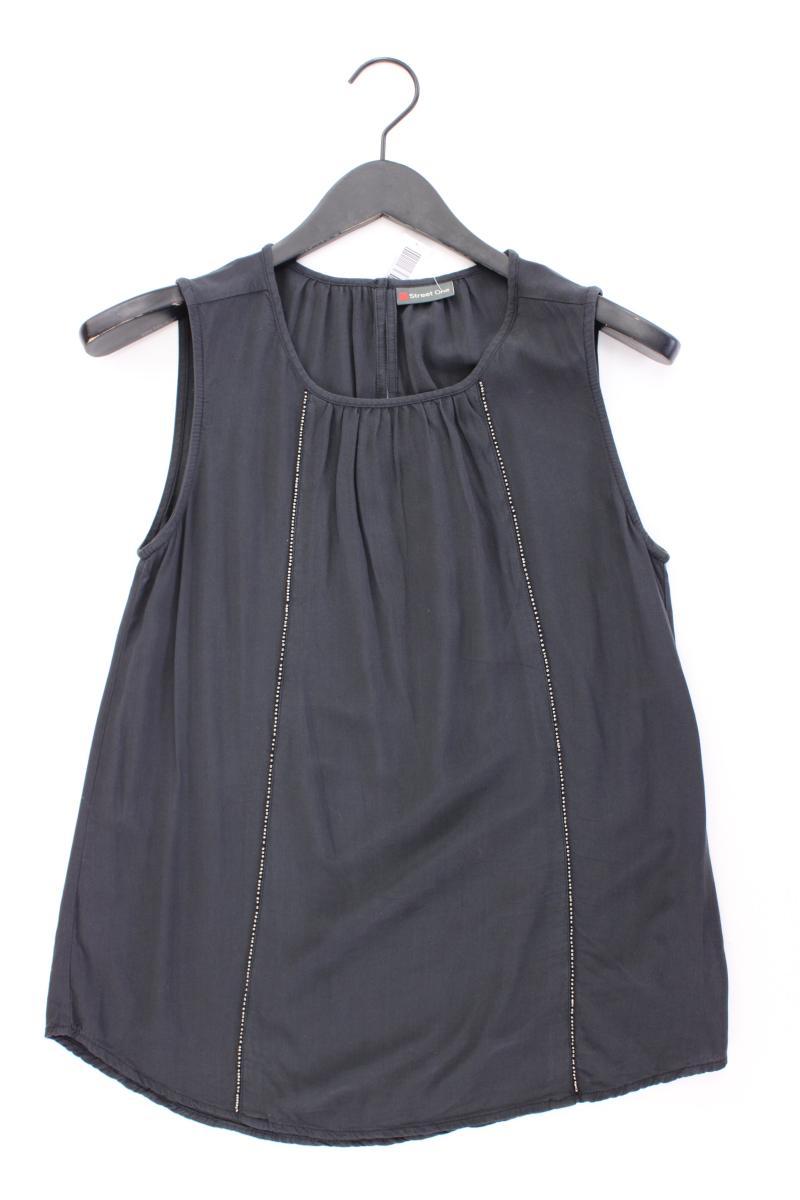 Street One Ärmellose Bluse Gr. 36 grau aus Viskose