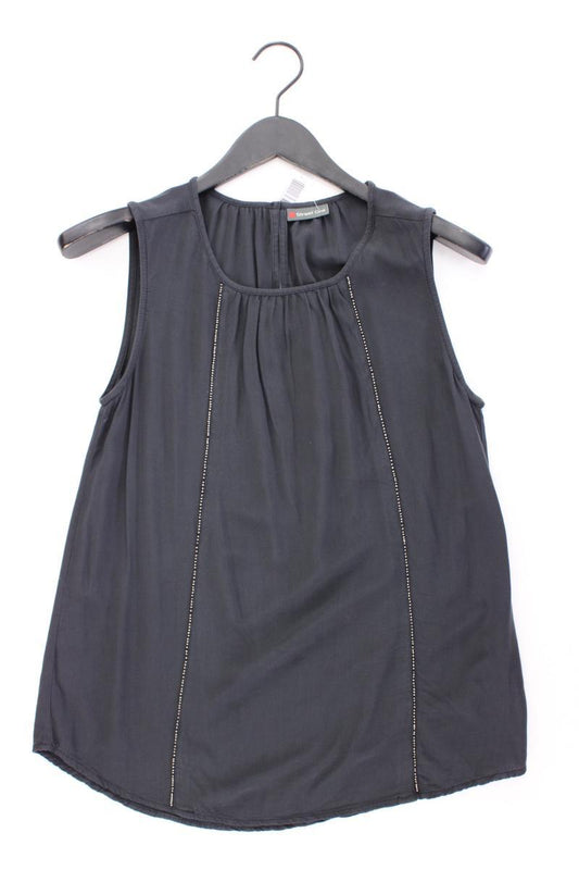 Street One Ärmellose Bluse Gr. 36 grau aus Viskose