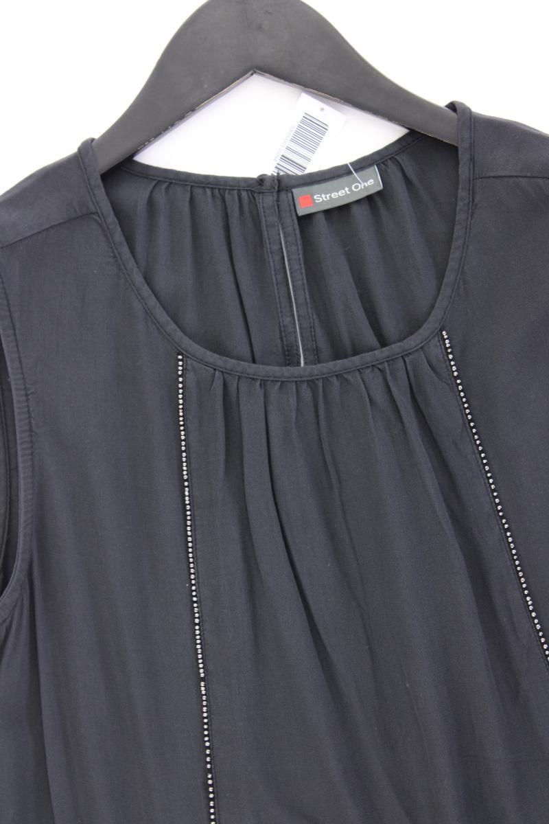 Street One Ärmellose Bluse Gr. 36 grau aus Viskose