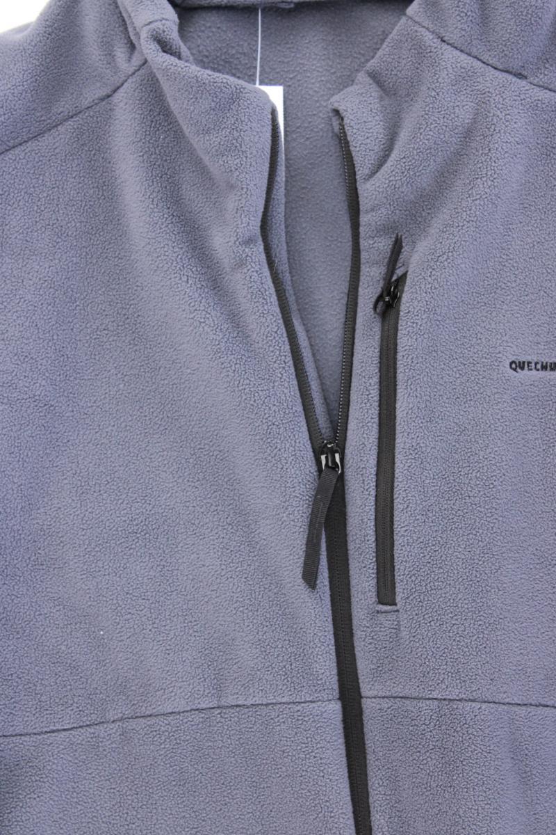 Quechua Fleecejacke für Herren Gr. XXXL neuwertig grau aus Polyester