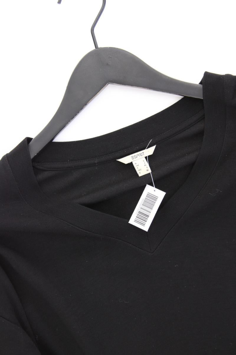 Esprit Langarmkleid Gr. L schwarz aus Viskose