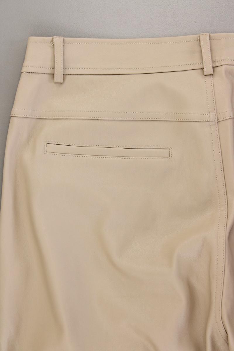 Tramontana Kunstlederhose Gr. 42 creme aus Polyurethan