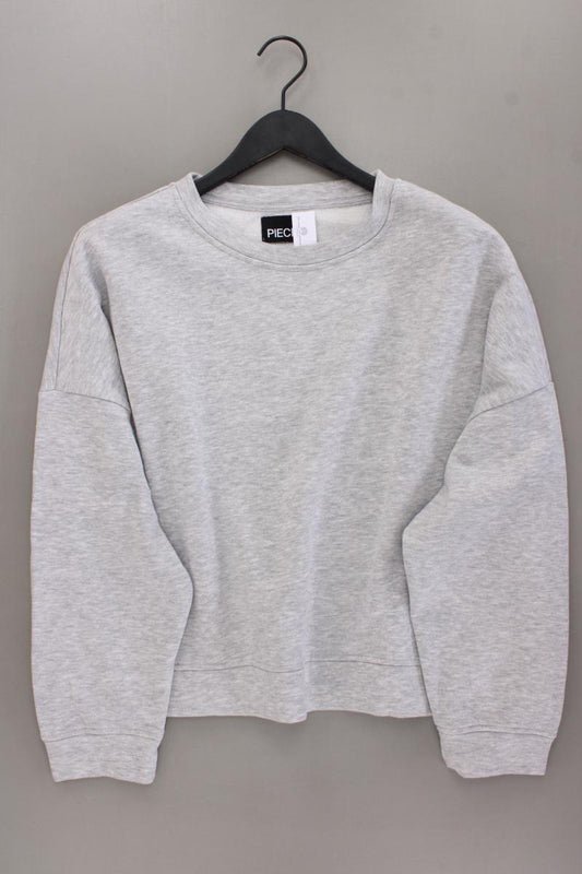 Pieces Gefütterter Pullover Gr. L grau