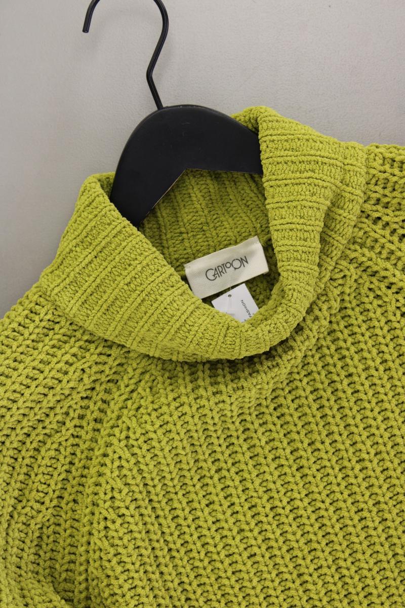 Cartoon Grobstrickpullover Gr. 38 neuwertig grün aus Polyester