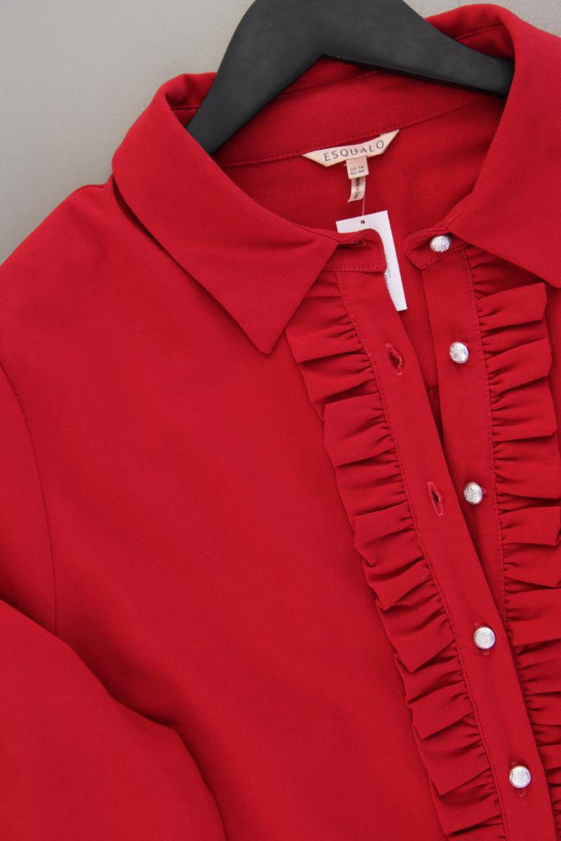 Esqualo Langarmkleid Gr. 44 neuwertig rot aus Polyester
