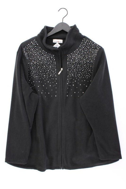 Helena Vera Fleecejacke Gr. 52 neuwertig schwarz aus Polyester