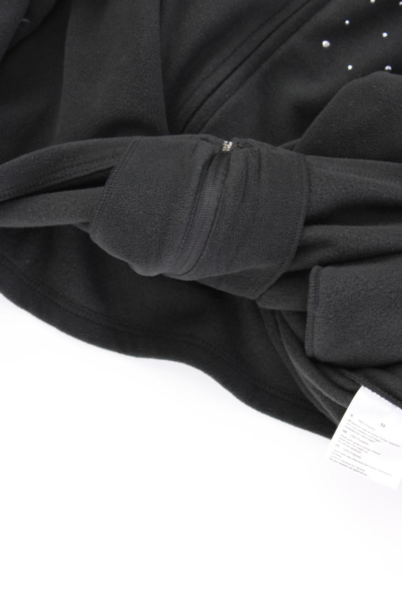Helena Vera Fleecejacke Gr. 52 neuwertig schwarz aus Polyester