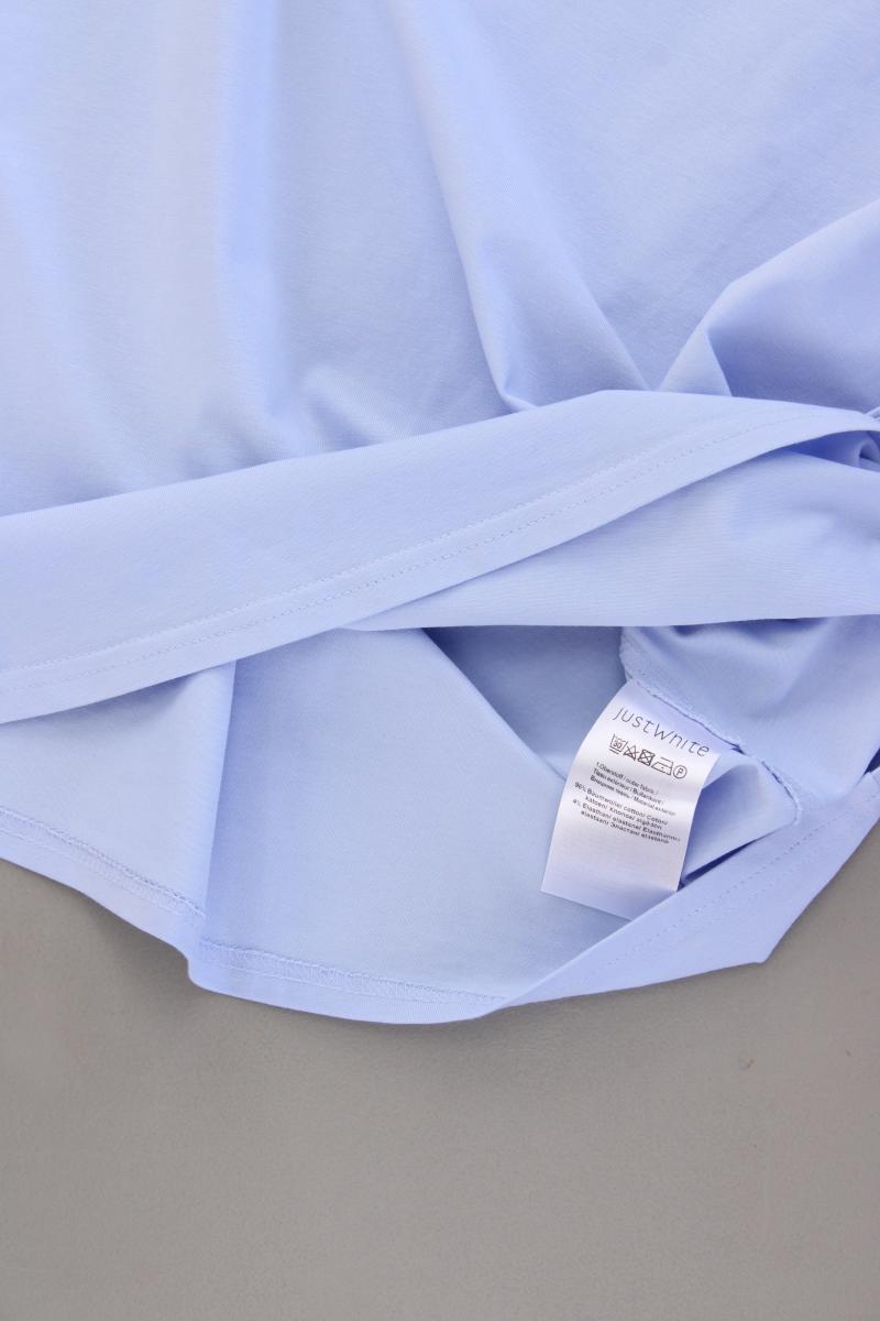 Just White Trägertop Gr. 40 neuwertig blau aus Baumwolle