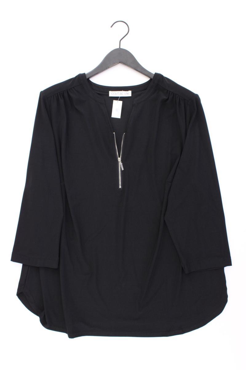 Couture Line Shirt mit V-Ausschnitt Gr. 50 neuwertig 3/4 Ärmel schwarz