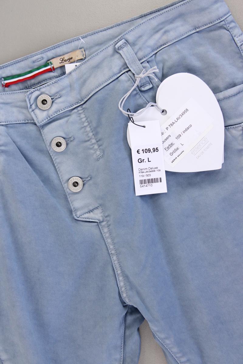 Please Hose Gr. L neu mit Etikett Neupreis: 109,95€! blau aus Baumwolle