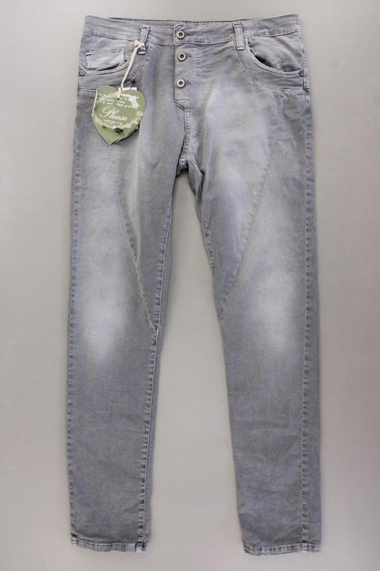 Please Skinny Jeans Gr. L neu mit Etikett Neupreis: 109,95€! grau aus Baumwolle
