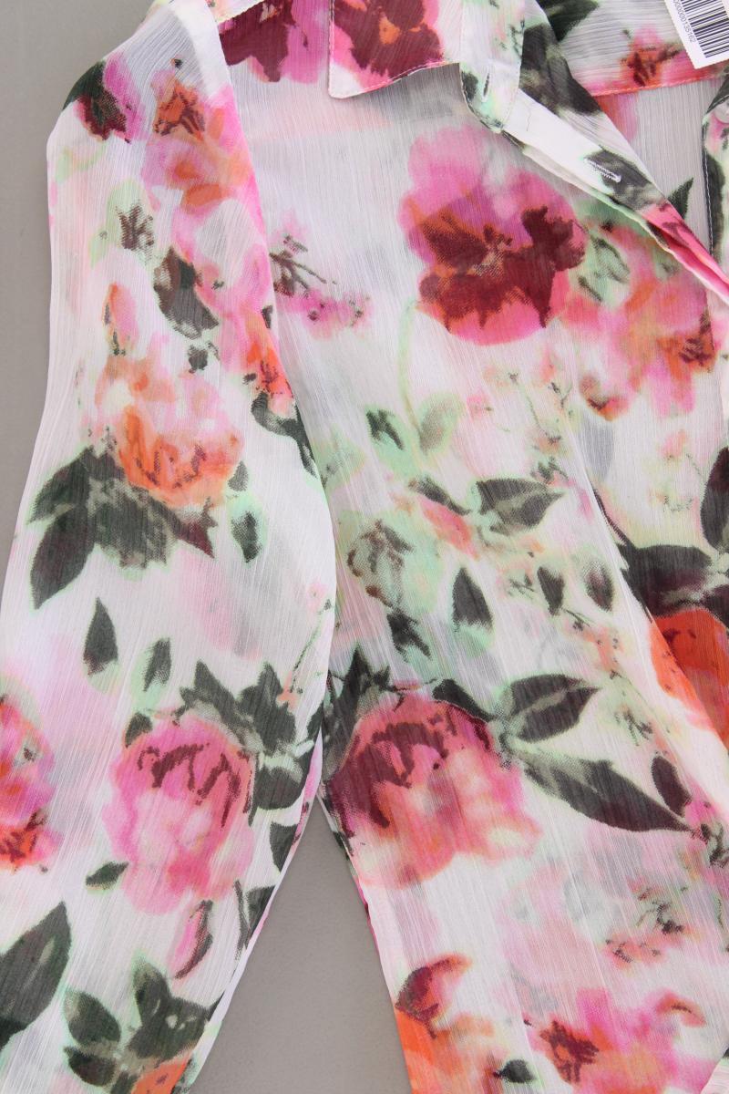 Tamaris Langarmbluse Gr. 36 mit Blumenmuster mehrfarbig
