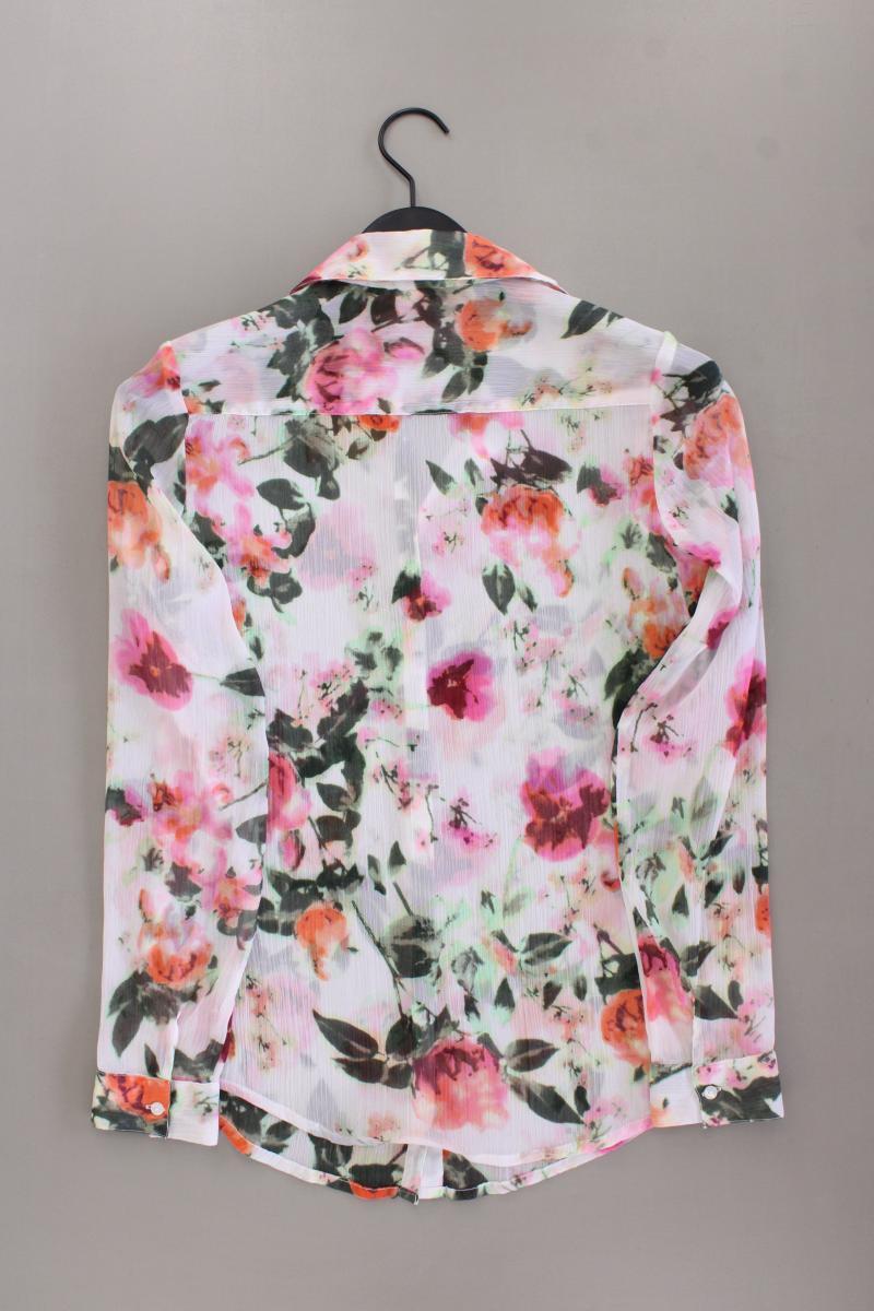 Tamaris Langarmbluse Gr. 36 mit Blumenmuster mehrfarbig