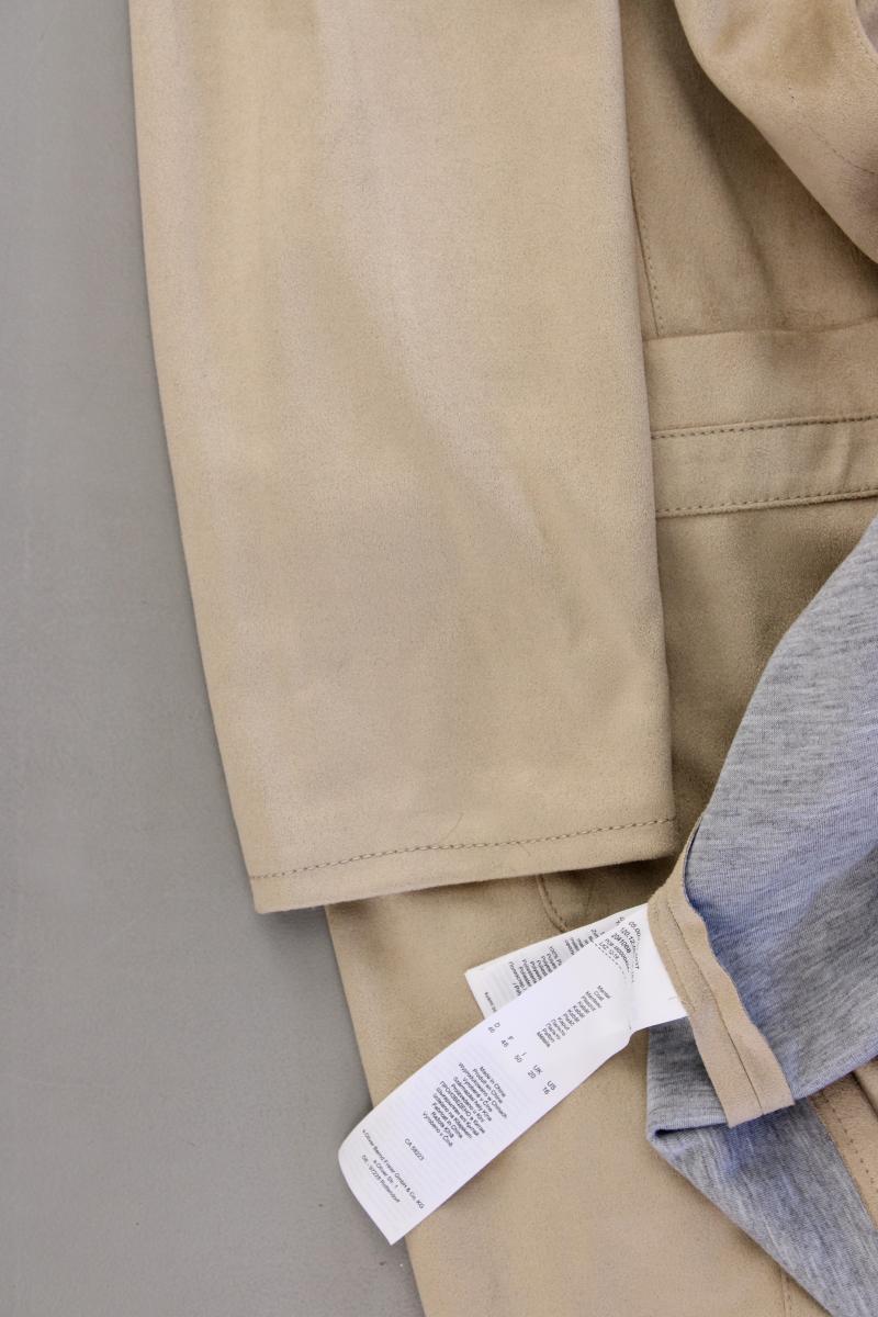 s.Oliver Mantel in Wildlederoptik Gr. 46 neuwertig braun aus Polyester