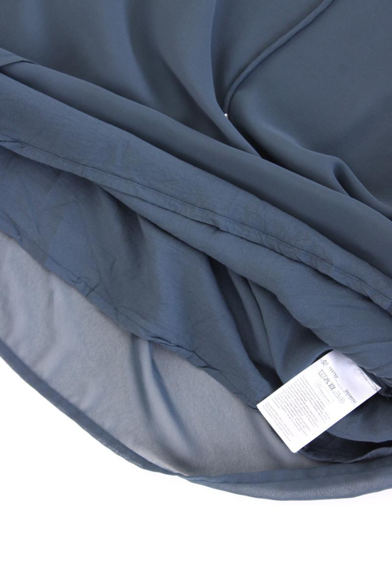 Street One Chiffonbluse Gr. 42 neuwertig Kurzarm grün aus Polyester