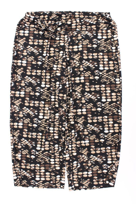 Couture Line 7/8 Hose Gr. 46 geometrisches Muster schwarz aus Polyester