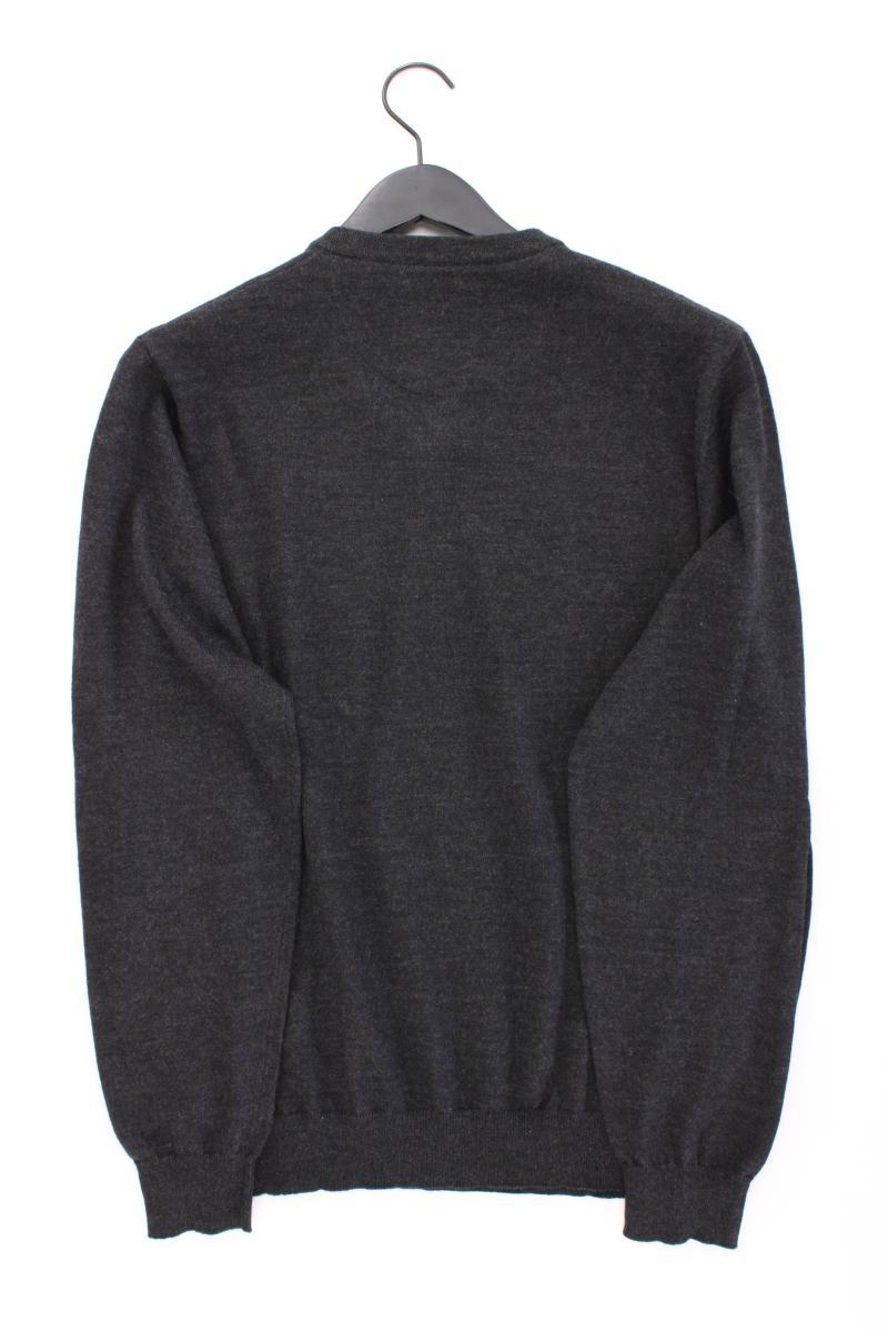 Vögele Pullover mit Wolle für Herren Gr. L grau aus Polyacryl
