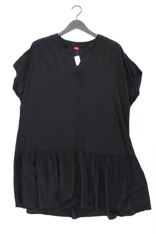 s.Oliver Kurzarmkleid Gr. 46 neuwertig schwarz aus Viskose