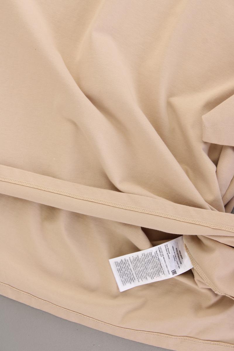 Aware by Vero Moda Shirt Gr. L Kurzarm creme aus Baumwolle