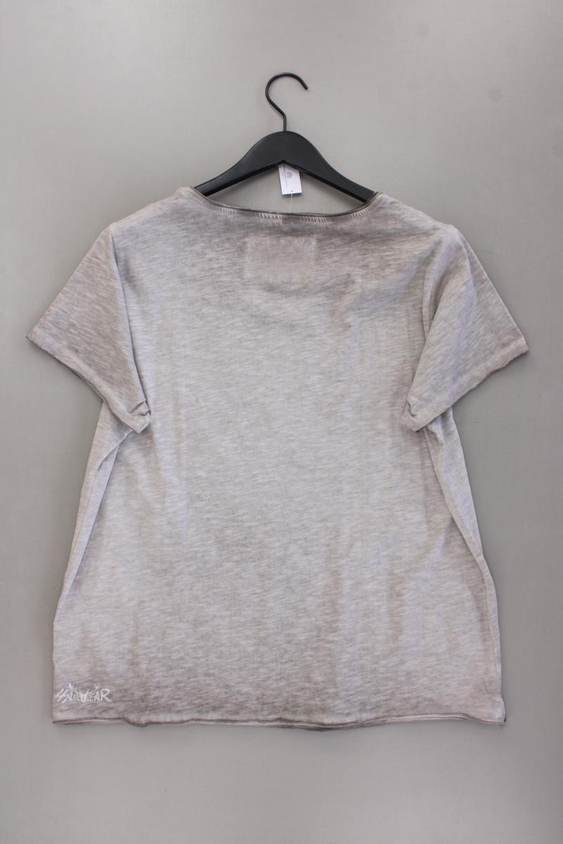 Hang Wear Printshirt Gr. XXXL Kurzarm grau aus Baumwolle