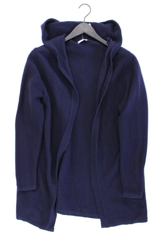 Street One Strickjacke Gr. 40 Langarm blau aus Baumwolle