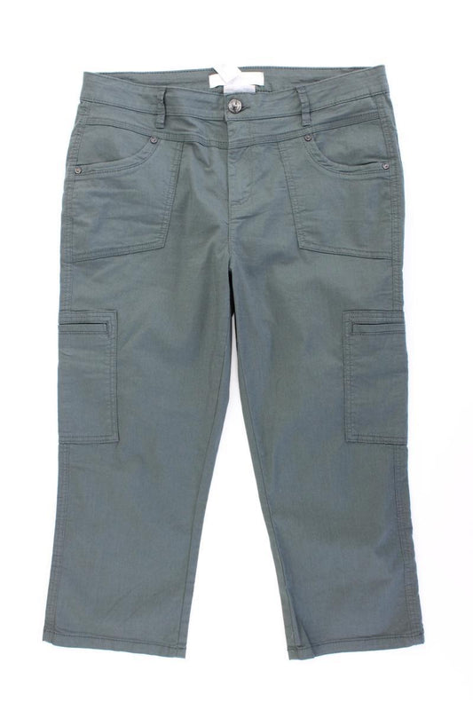 Street One Cargohose Gr. 40/L22 grün aus Baumwolle