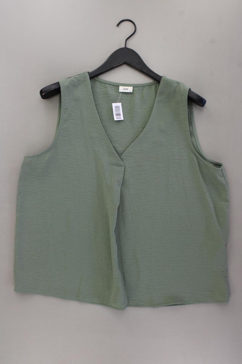 Jacqueline de Yong Ärmellose Bluse Gr. XL neuwertig grün aus Polyester