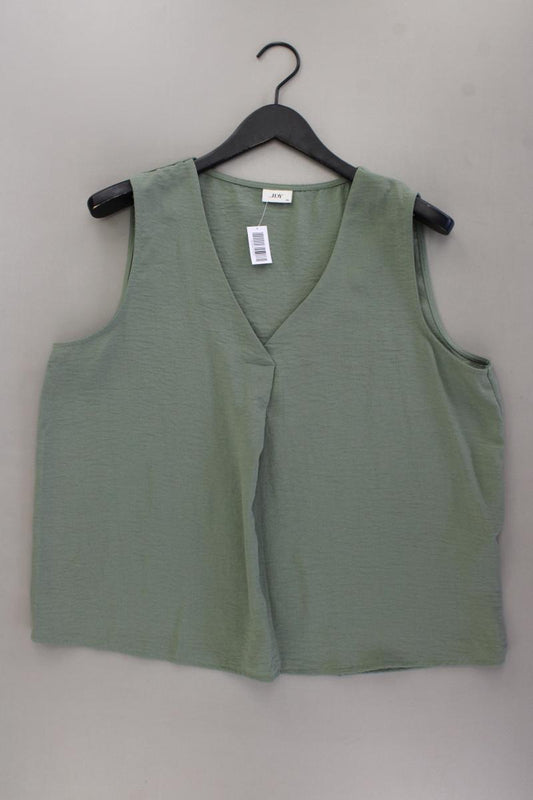 Jacqueline de Yong Ärmellose Bluse Gr. XL neuwertig grün aus Polyester