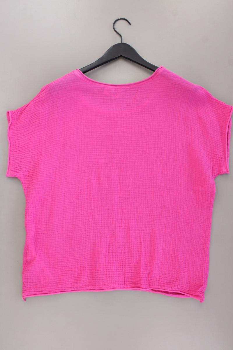 Zabaione Kurzarmbluse Gr. XXL pink aus Baumwolle