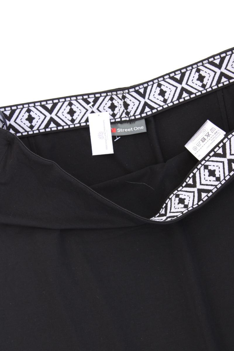 Street One Stretchrock Gr. 42 schwarz aus Viskose