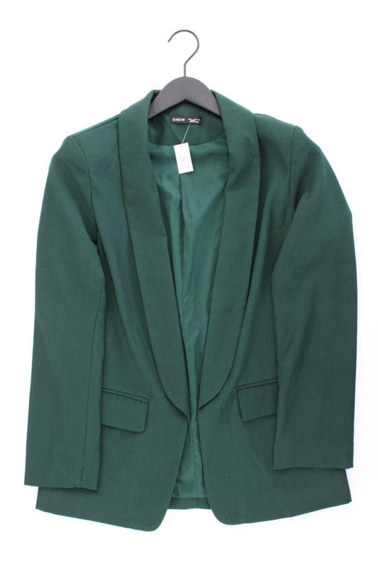 Shein Blazer waldgrün Gr. 38 aus Polyester
