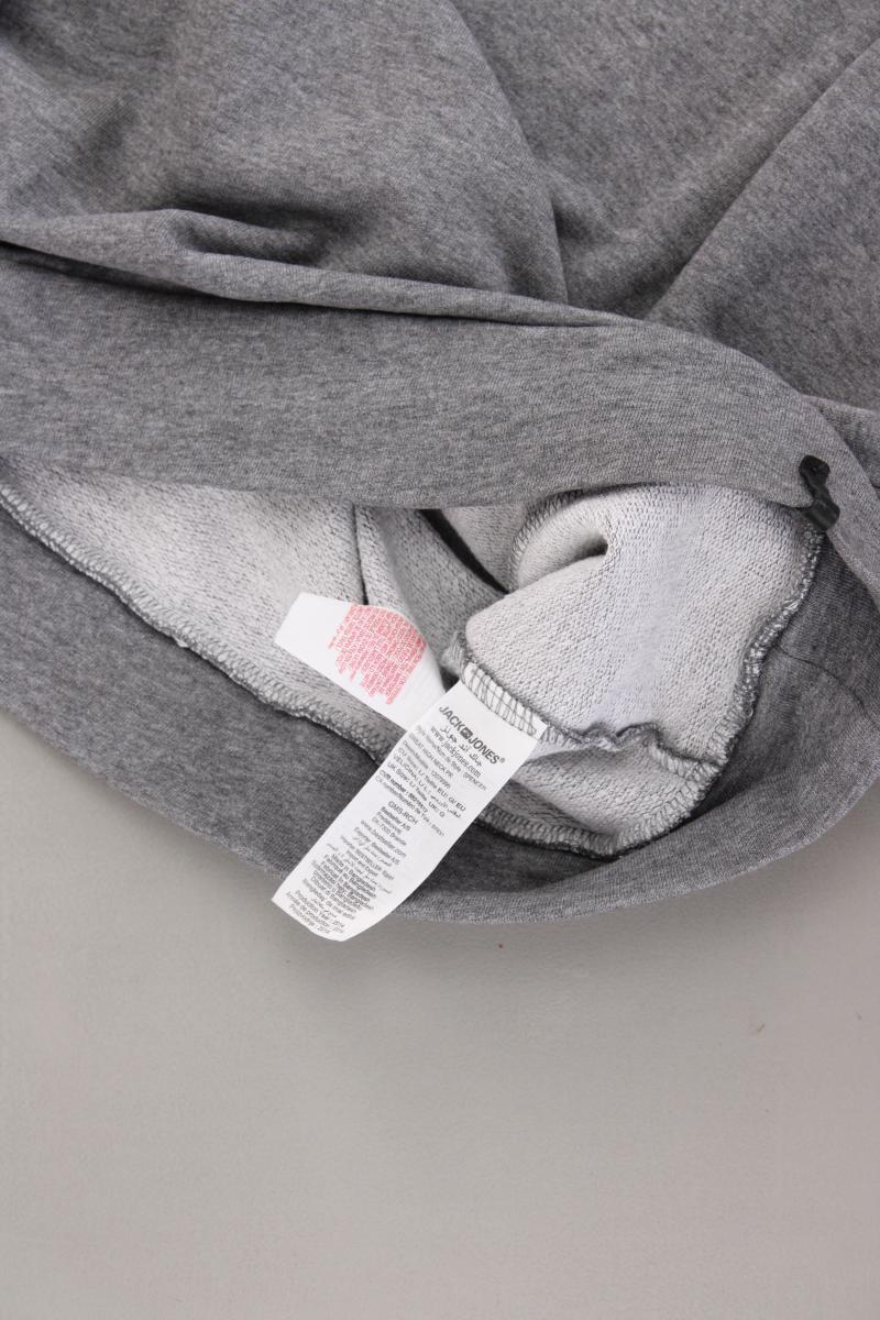 Jack & Jones Langarmpullover für Herren Gr. L grau aus Baumwolle