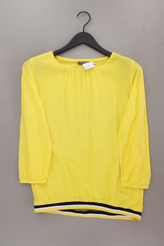 Street One Classic Bluse Gr. 36 neuwertig 3/4 Ärmel gelb aus Viskose