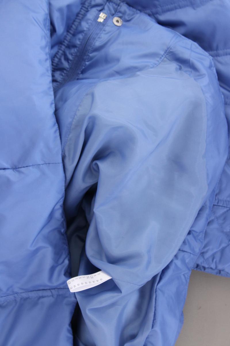 Atelier GS Wintermantel Gr. 44 neuwertig blau aus Polyester