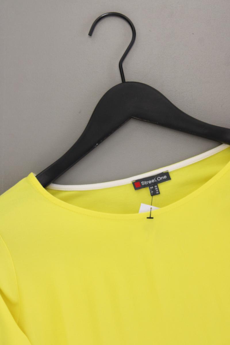 Street One Classic Bluse Gr. 36 neuwertig 3/4 Ärmel gelb aus Viskose