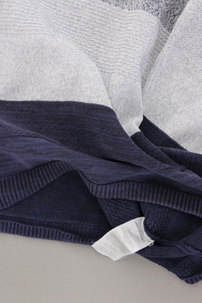 Jack & Jones Grobstrickpullover für Herren Gr. XL blau aus Baumwolle